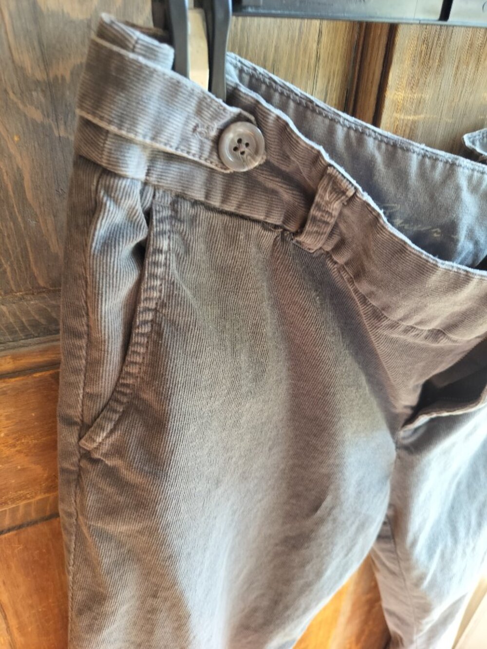 Eddie Bauer Classic Corduroy Trouser-Grey